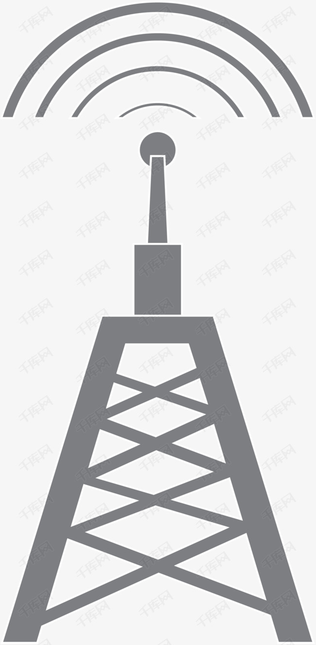 灰色扁平wifi信号的素材免抠wifi世界电信日网络信号移动网络无线网