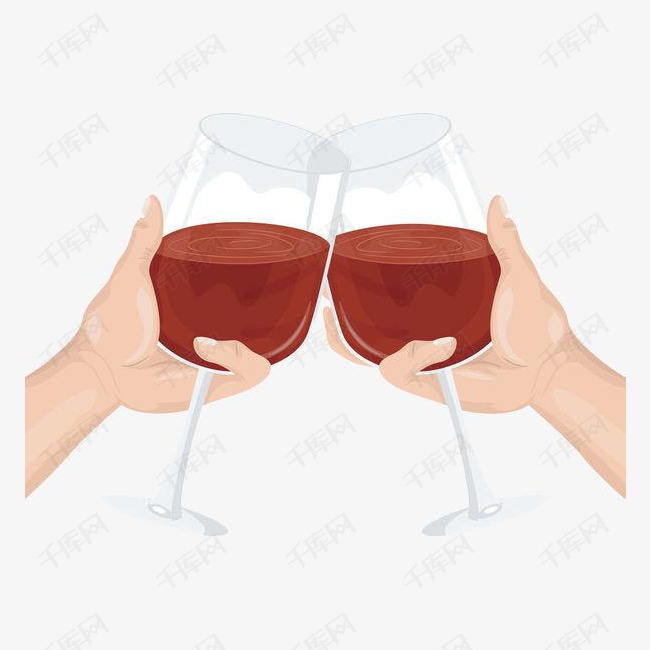 喝红酒干杯