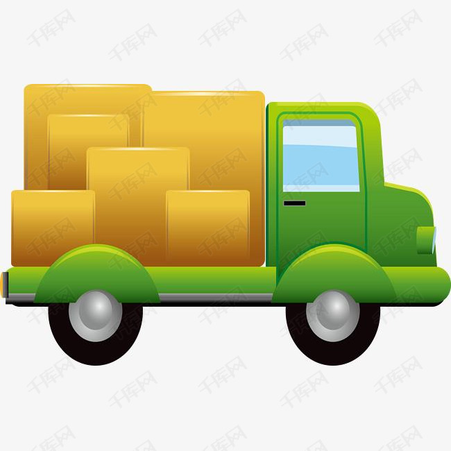 卡通运货车