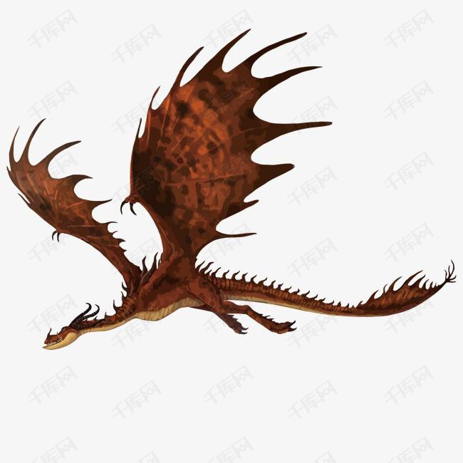 矢量飞龙的素材免抠龙西方龙魔幻龙矢量龙免扣图卡通手绘