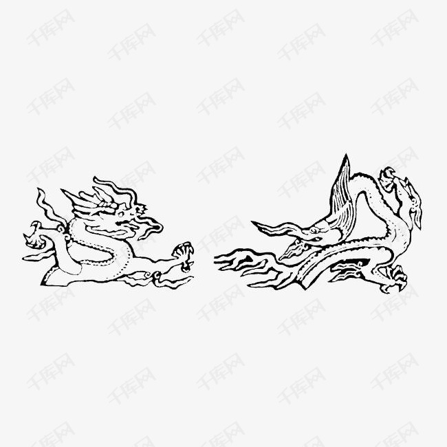 千库网提供龙矢量免抠png素材免费下载,更多双龙高清png图片和精品psd