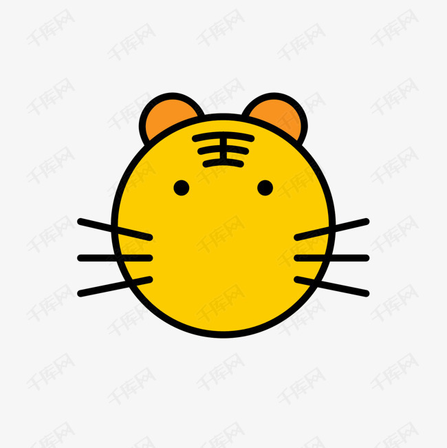 老虎头像png下载