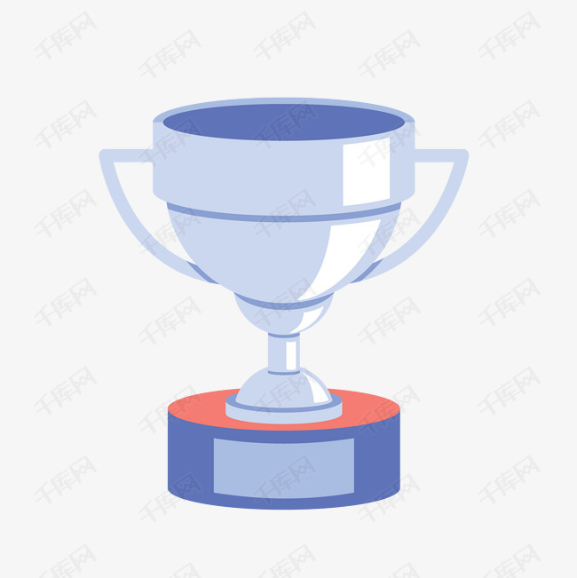 卡通棒棒哒矢量奖杯