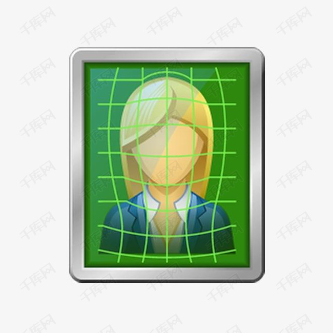 脸部识别的素材免抠