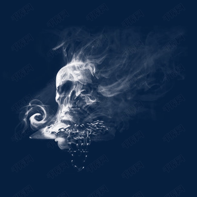 免抠                                            骷髅烟雾
