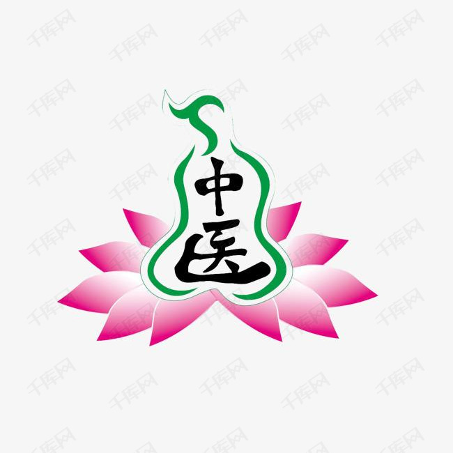 葫芦莲花中医logo