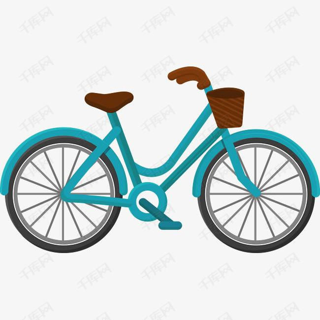 卡通自行车素材图片免费下载_高清图片png_千库网