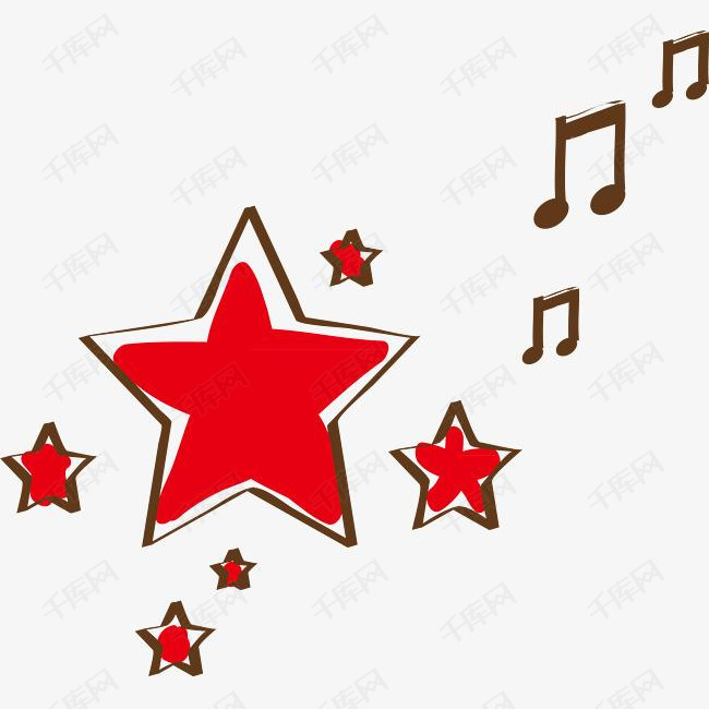 星星点缀的素材免抠