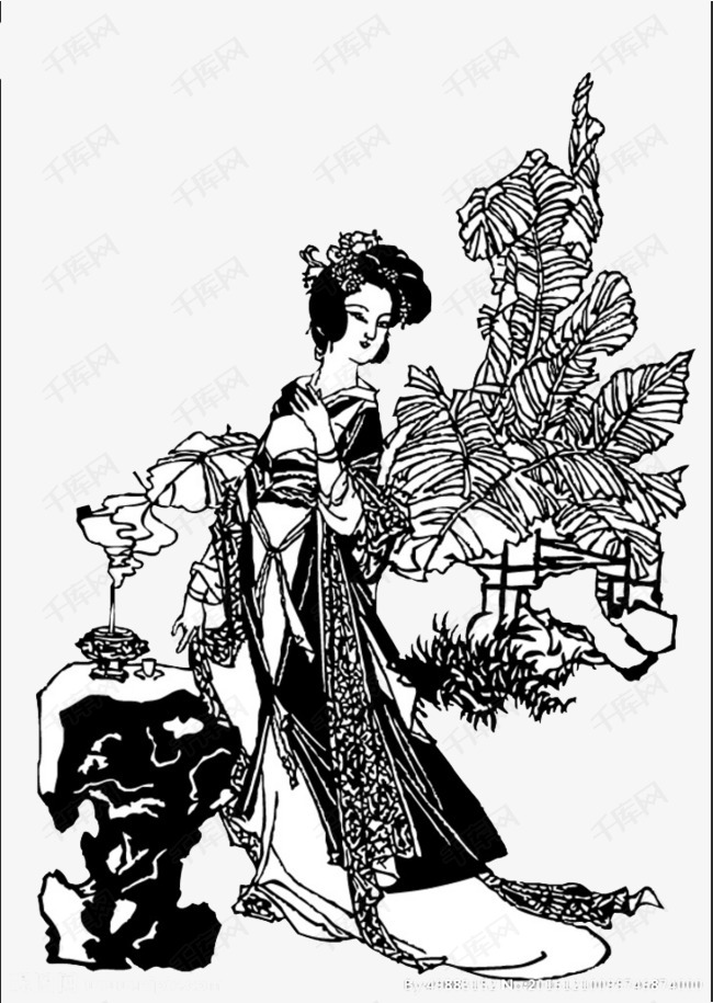 勤劳                                            古代贵妃