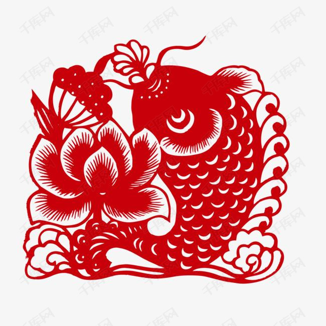 新年喜庆剪纸装饰窗花设计