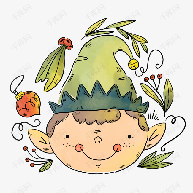 卡通可爱小男孩矢量素材