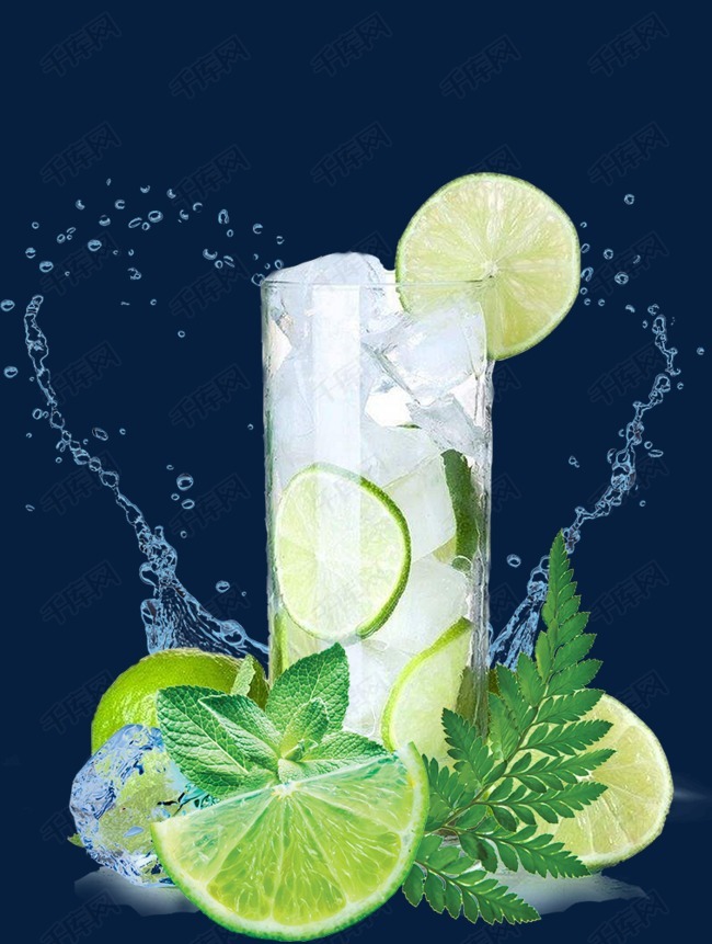 夏日果汁店促销柠檬汁