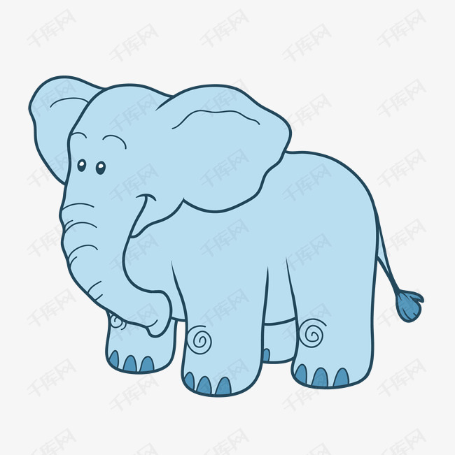 卡通大象png下载的素材免抠卡通大象动物卡通动物小动物可爱动物