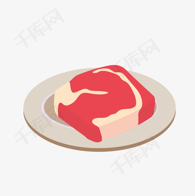 手绘新鲜猪肉设计素材手绘猪肉卡通猪肉肉食设计猪瘦肉猪肉瘦肉