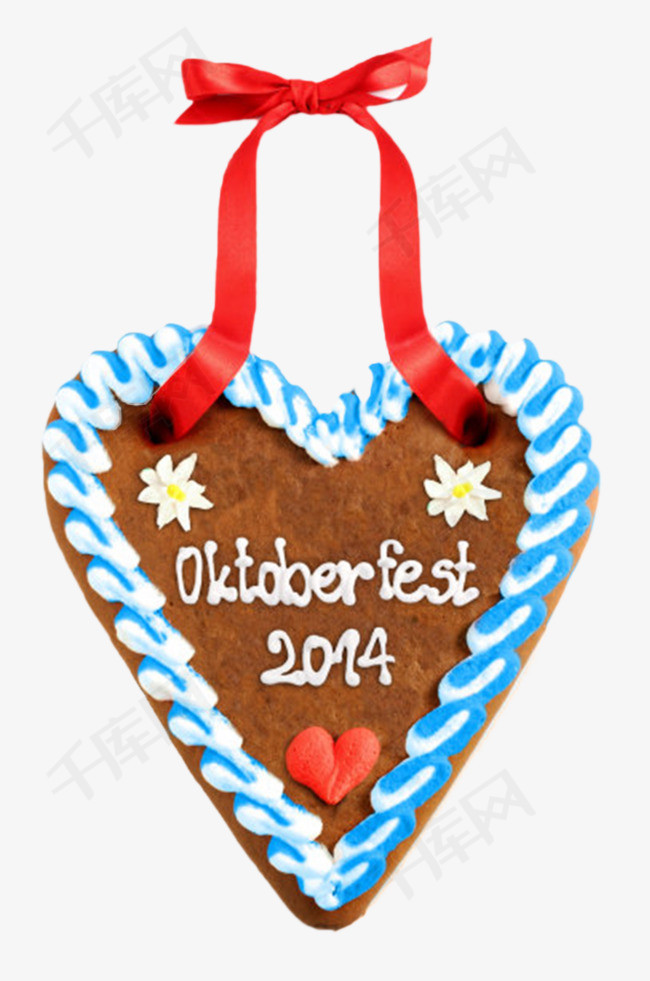 奶油写着的英文字母的爱心巧克力饼干