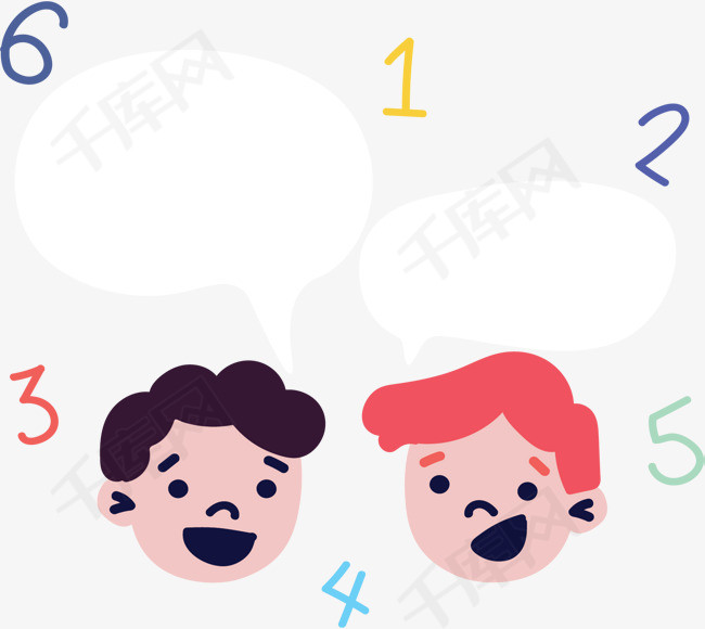 两人口语对话_免费下载 两人对话图片大全 千库网png