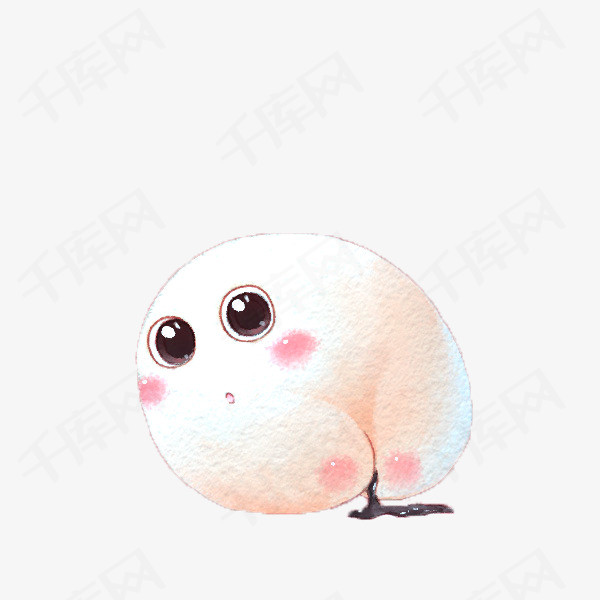手绘可爱的小人png