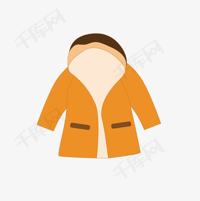 卡通外套矢量图下载秋季衣服服装设计卡通外套卡通插图创意卡通