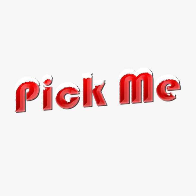 千库原创堆积雪pickme字体