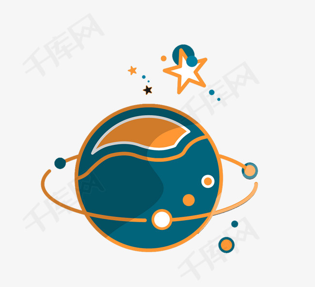 星系太空创意手绘