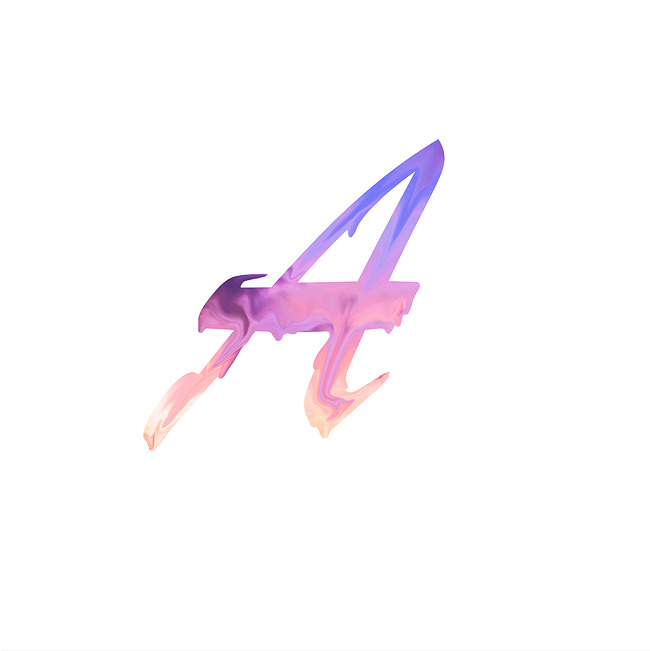 大写字母a的艺术字体
