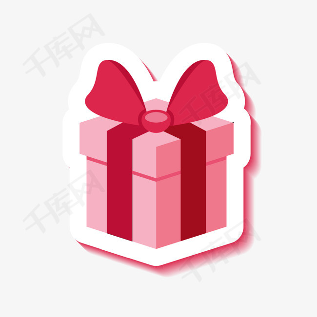红色礼品盒矢量图素材图片免费下载_高清psd_千库网