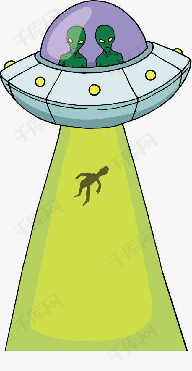 卡通侵犯地球的外星人