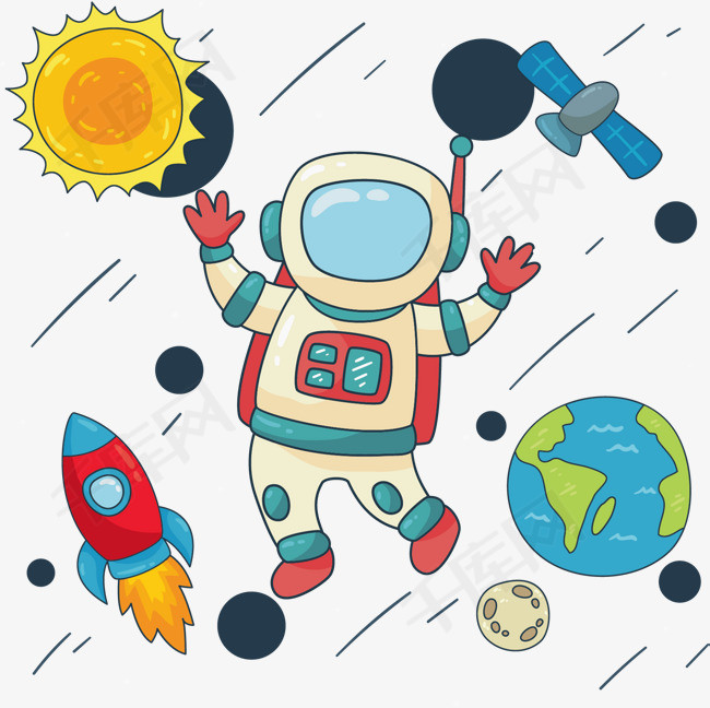 探索太空的宇航员