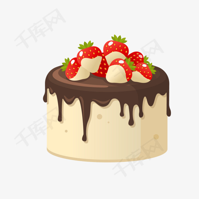 卡通蛋糕矢量图下载奶油蛋糕生日卡通蛋糕卡通插图创意卡通插图