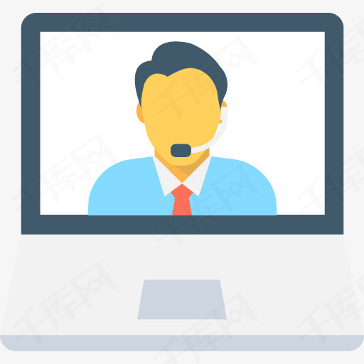 卡通视频会议图标免抠png素材图片免费下载_高清png