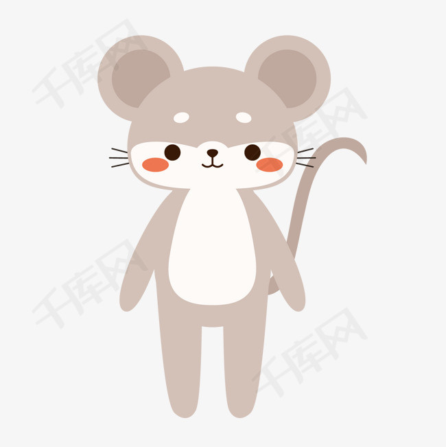 可爱老鼠动物手绘