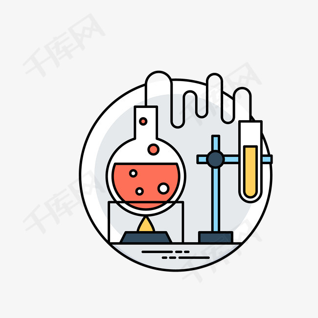创意矢量图标器皿化学