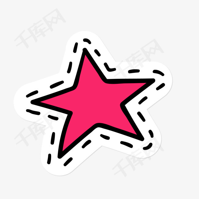 星星手绘清新头像五角星形状手绘清新头像清新图像美女头像手绘头像