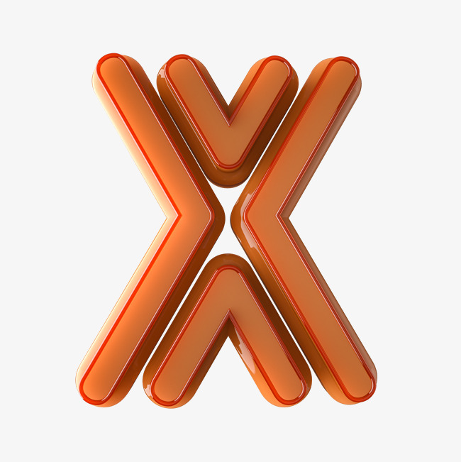 3d创意英文字母玉石效果x_艺术字设计_千库网