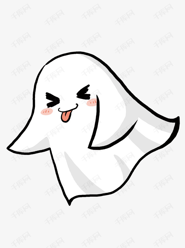 调皮的万圣节小幽灵