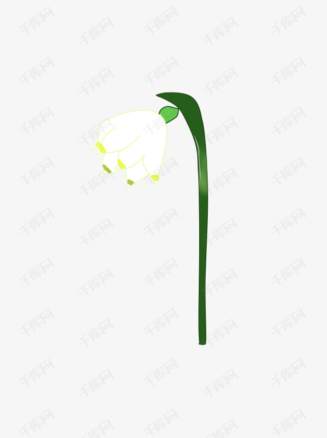 原创小清新简约可爱植物系列设计元素
