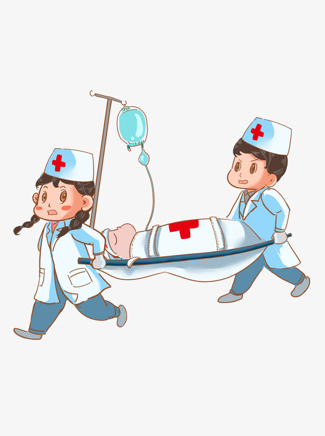 骨折抬担架