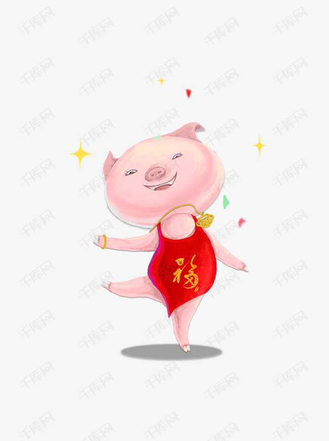 长命锁福猪儿