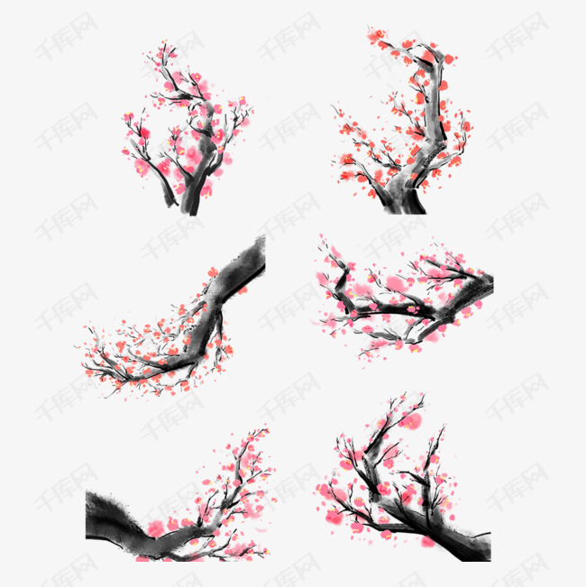 古典墨梅画