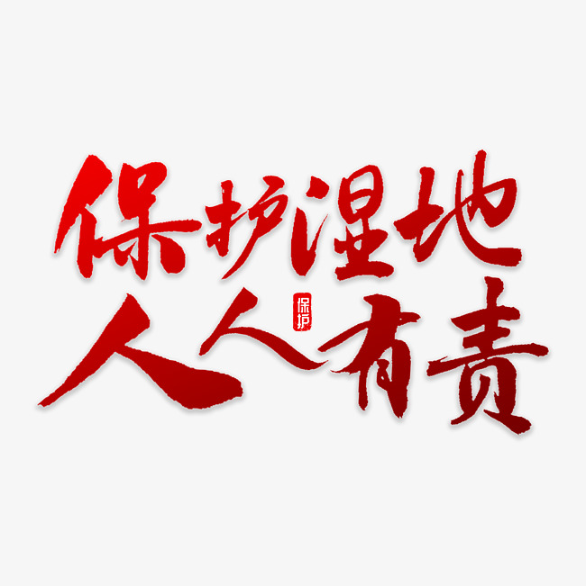 保护湿地人人有责