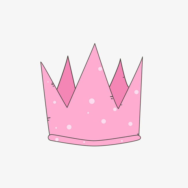 粉色卡通图标皇冠