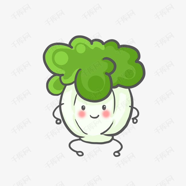 卡通蔬菜宝宝png