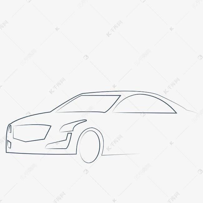 矢量汽车线框png图片素材图片免费下载_高清边框纹理