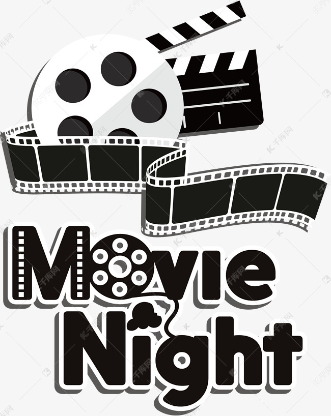 电影胶片电影之夜海报素材图片免费下载_高清psd_千库