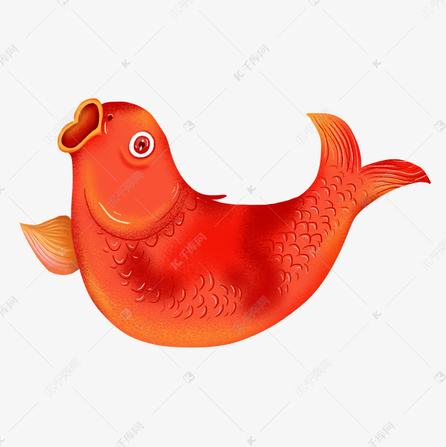 张开嘴巴鲤鱼