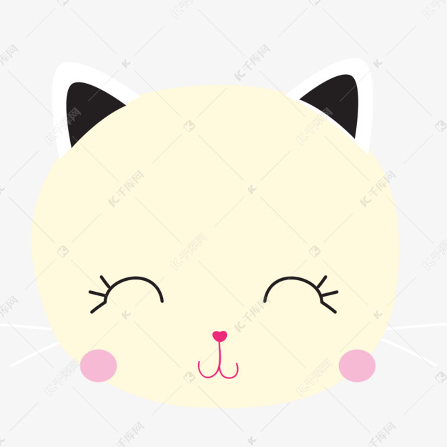可爱的猫头