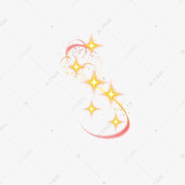 闪光星星的素材免抠立体创意星星菱形星星卡通手绘星星黄色星星