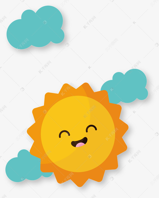 卡通笑脸太阳的素材免抠矢量png太阳小太阳笑脸笑脸太阳开心的太阳