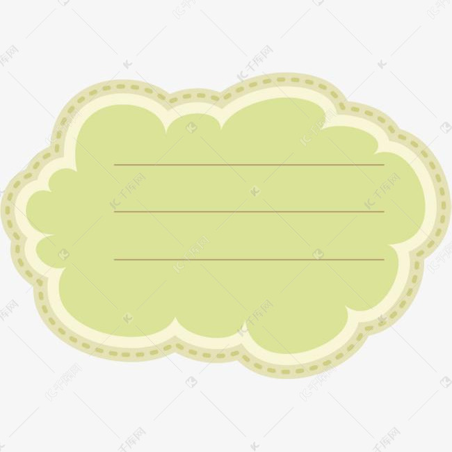 绿色便利贴贴纸素材图片免费下载_高清png_千库网