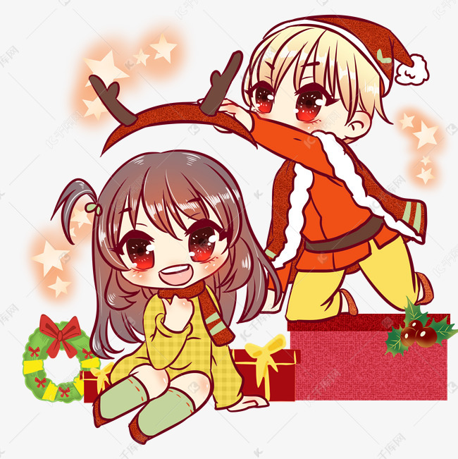 可爱正太萝莉欢度圣诞